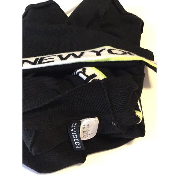 H&M Divided London / Paris / New York Crop Top/Sweater Small - Picture 5 of 14